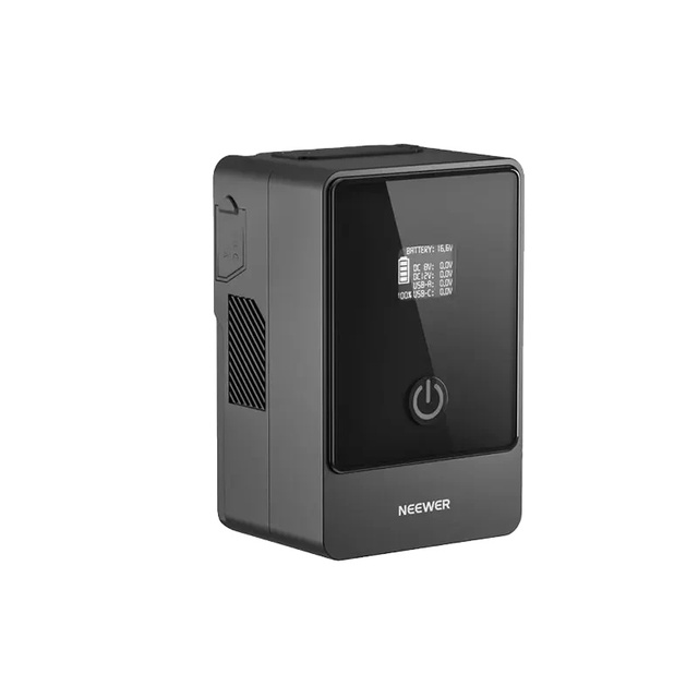 For PS099E 6800mAh 14.5V 99Wh V Mount Battery Black Multiple Ports PD65W Bidirectional Fast Charging Compatible