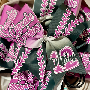 Lazo Personalizado para Animadoras <span class=keywords><strong>de</strong></span> Baloncesto, Sóftbol, <span class=keywords><strong>Fútbol</strong></span>, Rugby y Otros Deportes, para Promoción Escolar - Product Image 2