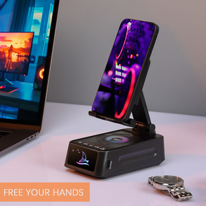 F20pro Phone Stand <b>Speaker</b> 3.15x5.39inch Colorful Led Light Car Outdoor Use - Product Image 2