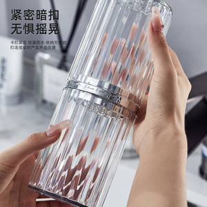 Travel Toothbrush And <b>Toothpaste</b> Storage Cup Foldable Portable Plastic For Travel - Product Image 2