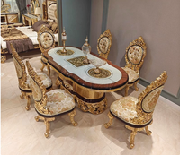 Cabinet à vin traditionnel royal français Beno W111, haut de gamme, antique, en bois massif doré, porte en verre, durable, pour salon, appartement