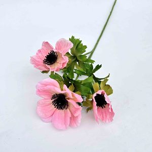 Mayorista Funeral Pequeña Maceta Anémona Flor Cementerio Lápida Cosecha Festival Arreglos Florales Artificiales - Product Image 4