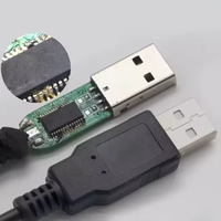 Wavelink 3,3V 5V USB zu UART DC 3,5mm 2,5mm Audio-Buchse für Lautsprecher-Adapterkabel
