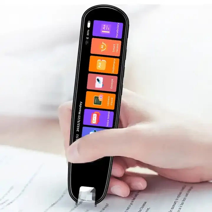 Hot Selling Md04 Touchscreen 134 Taal Stem Ai Vertaler Pen En Scan Vertaler Apparaat Apparatuur