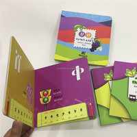 Impresión de Libros Educativos con Alfabeto Personalizado, Servicio de Impresión en Cartón, Impresión de Libros de Cuentos Educativos para Bebés y Niños