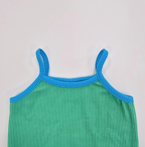 Per bambine e bambine con canotta a coste e pantaloni larghi 2 pezzi Set di vestiti per ragazze - Product Image 6