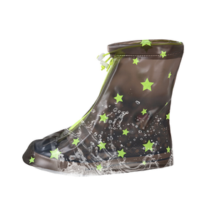 מכירת הטוב ביותר לנשים עמיד למים של גשם עמיד למים נעליים אופנתיות מעופות גשם גבוהה - Product Image 3