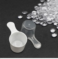 14.8CC plastic PP yellow flat bottom measuring spoon 14.8ml