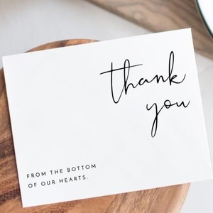 Tarjeta postal <span class=keywords><strong>de</strong></span> felicitación personalizada con logotipo, láser, con cubierta rígida y encuadernación perfecta para pequeños negocios, ideal para agradecimiento en línea. ¡Gran oferta! - Product Image 5