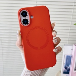 เคสโทรศัพท์มือถือ iPhone 16 Pro Max 15 Plus 14 13 Pro  แบบแม่เหล็ก ซิลิโคนเหลว  รุ่น Macaron  แบบนิ่ม  ผิวด้าน - Product Image 3