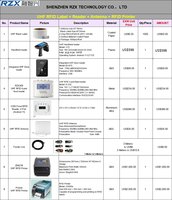 Lector RFID Android Portátil de Largo Alcance, Lector RFID UHF Inalámbrico NFC WIFI Portátil C72 para Gestión de Inventario/Bienes