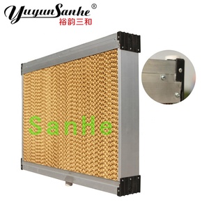 Zusammen gebautes Verdunstung skühl kissen Effizientes Kühlsystem für Gewächshaus-und Geflügels tall und Tierhaltung - Product Image 1