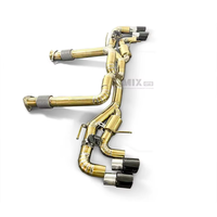 Pour Chevrolet Corvette C8 2019-2023 Échappement Catback à soupapes en titane modifié Haute performance de course