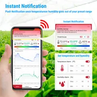 Termometer Digital Nirkabel ThermoPro TP359 Sensor Kelembapan dan Suhu Digital Higrometer Dalam Ruangan