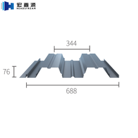 Hochwertige Verzinkte Metalldeckplatten Gewellte Stahlblechplatten Metalldachplatten für Betongießdeckplatten vor Ort