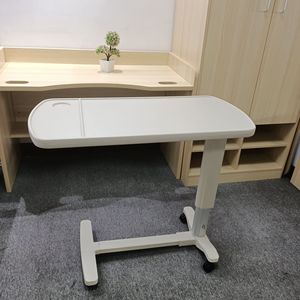 Ke Ming <b>Bedside</b> <b>Table</b> Height Adjustable With Roller For Hospital Use - Product Image 4
