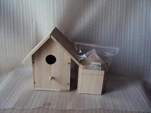 Kit de nichoir à oiseaux en bois personnalisé, kits de nichoirs en bois à faire soi-même, arts et artisanat, peinture pour enfants, construire et peindre - Product Image 2