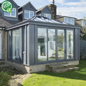 Bốn mùa tam giác miễn phí đứng năng lượng mặt trời Patio Kính Ngoài Trời nhà mùa đông sunroom khung nhôm nhà kính - Product Image 6