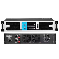 Amplificateur de puissance numérique 4 canaux CA6400 7000W de pointe pour scène et karaoké, 4x850 Watt RMS 20-20KHz pour caisson de basses et haut-parleur 2 voies 3200W