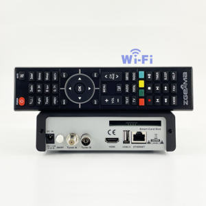 <span class=keywords><strong>Decodificador</strong></span> de TV satelital ZGEMMA H8.2H <span class=keywords><strong>plus</strong></span> DVB S2 + DVB C/T2 con decodificación HEVC/H.265, compatible con CA y con wifi integrado. - Product Image 2
