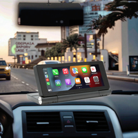 Monitor portabel IPS 10.26 inci, nirkabel Android Auto Mirror Link tampilan HD Audi Nissan Universal mobil Multimedia