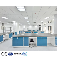 Plan de travail avec établi pour laboratoire, 1 pièce, banc central de produits chimiques et organiques