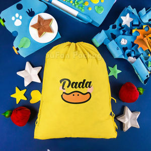 Mochila de poliéster portátil con forro Oxford de dibujos animados de moda al por mayor, con correa retráctil para guardar zapatos, ideal para fiestas escolares infantiles y dulces. - Product Image 3