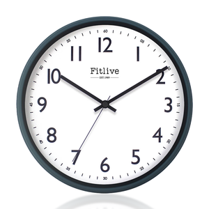 8 Inch Im Lặng Thiết Kế Đồng Hồ Thạch Anh <span class=keywords><strong>Analog</strong></span> Trang Trí Nội Thất Phòng Khách Phong Cách Cổ Mặt Duy Nhất Tùy Chỉnh Vòng Nhựa Đồng Hồ Treo Tường - Product Image 1