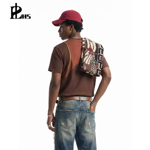 Camiseta Personalizada con Estampado en Serigrafía, de Algodón con Costuras Invertidas, Corte Cuadrado, Estilo Francés, para Hombre - Product Image 5