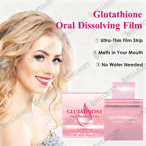 WELLBODY Tira de disolución oral personalizada Suplemento biótico Película de caramelo Vitamina Cabello saludable Uñas Glutatión Película de disolución oral - Product Image 3