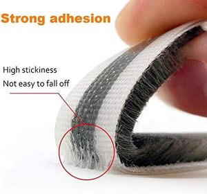 Tira de sellado autoadhesiva <span class=keywords><strong>para</strong></span> el Control de Plagas de pila de lana de PVC PP, ventana, puerta, casa, aislamiento acústico, viento, a prueba de polvo, mohair, tira meteorológica - Product Image 2