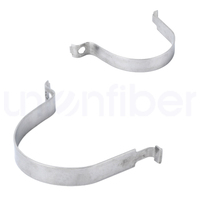 Abrazadera de banda para poste de acero inoxidable, soporte para cable de bajada FTTH, anclaje aéreo, accesorios de montaje para telecomunicaciones