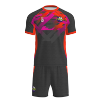 Jersey Sepak Bola Polyester Semua Jenis Kelamin, Cepat Kering, Bernapas, untuk Latihan Kebugaran Luar Ruangan