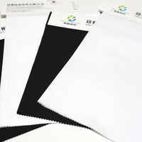 Meilleures ventes Tissu de doublure de poche bon marché T/C 90/10 Polyester Coton Popeline avec motif croisé pour jeans, pantalons et vêtements