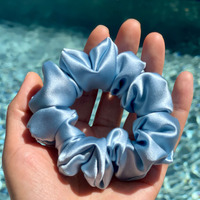 Vente en gros 100% chouchous en pure soie de mûrier 19mm 2cm de large bandes de cheveux élastiques techniques tissées de haute qualité