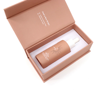 Flacon Pompe de Luxe Vide Rond Givré Mat pour Sérum Visage 30ml 50ml 100ml Bouteille Compte-gouttes en Verre pour Huile Essentielle avec Boîte