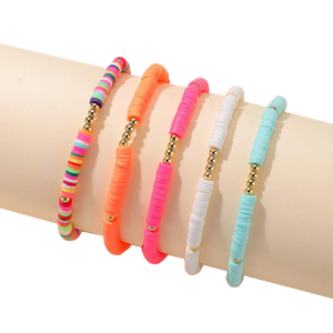 HAPPY GIFT Promotion Geschenke 100% benutzer definierte Armband Elastic <span class=keywords><strong>Love</strong></span> Letter Armband für Mädchen oder Kinder Freundschaft Armband Zubehör - Product Image 4