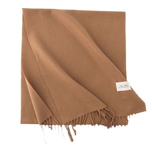 Bufanda de Lujo Nueva 2026 Lista para Enviar, Color Sólido, Estilo Maillard, Sensación de Cachemira, para Mujer, Cálida para Invierno - Product Image 6