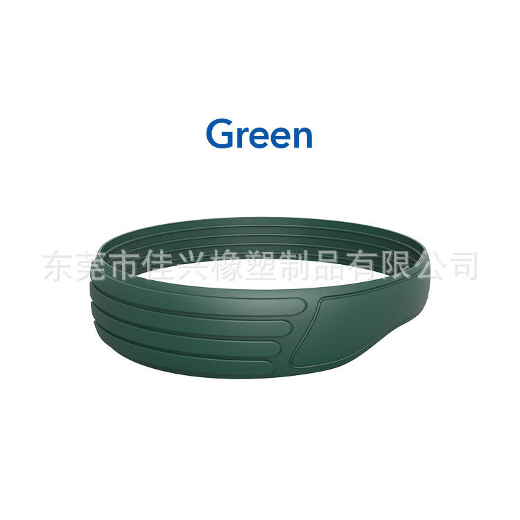 Green regular patella band (a pair)