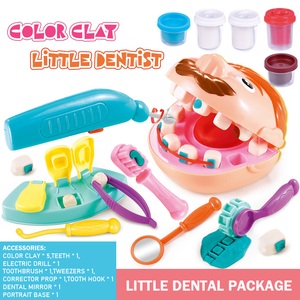 ชุดเครื่องมือแป้งโดว์ของเล่นแบบอินเทอร์แอคทีฟสำหรับเด็กใช้ในห้องทำงานทันตแพทย์ - Product Image 5