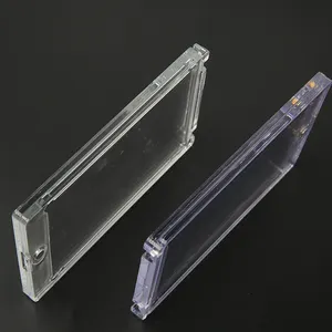 Clear Yugioh Sports Baseball 1 Touch Magnetic Toploader Protecting Hard Sleeves Case Trading Card Holder