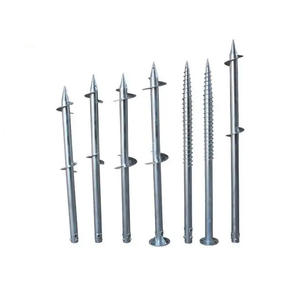 Sistema de Montaje Solar de Tamaños Personalizados, Pilotes Helicoidales de Acero Galvanizado por Inmersión en Caliente para Cimentaciones, Carga de Viento de 60 m/s - Product Image 2