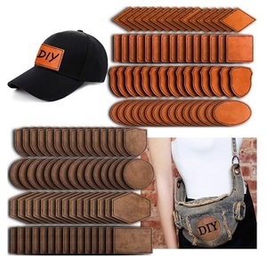 Горячая распродажа: кожаные нашивки с логотипом компании на заказ для кепок, шляп и джинсов - Product Image 1