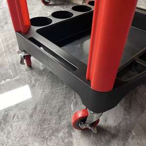 Fábrica preço multifuncional plástico giratório roda rolando carrinhos para ferramentas limpeza automotiva - Product Image 6