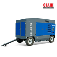 Chine Fabricant CFAIR 1150CFM 25bar Compresseur d'air diesel mobile portable