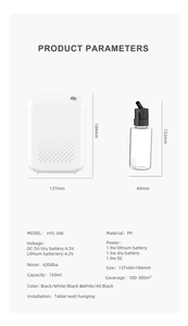 Humidificador de Aire Ultrasónico Eléctrico de 400 ml para el Hogar, <span class=keywords><strong>con</strong></span> Luz de Colores, Difusor de Aroma de Aceites Esenciales, <span class=keywords><strong>con</strong></span> Pantalla Digital y Reloj <span class=keywords><strong>Despertador</strong></span> - Product Image 6