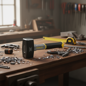 Martillo de goma Stanley de 1000g con mango sintético para carpintería y metalistería - Product Image 3