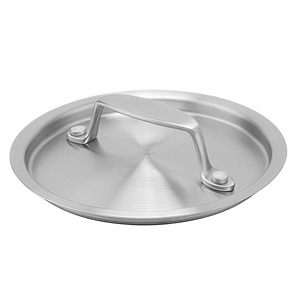Cacerola Multiusos Híbrida <span class=keywords><strong>de</strong></span> Acero Inoxidable <span class=keywords><strong>de</strong></span> Triple Capa <span class=keywords><strong>con</strong></span> Tapa y Asa Auxiliar, Cacerola Profunda <span class=keywords><strong>de</strong></span> Acero Inoxidable <span class=keywords><strong>de</strong></span> 14 cm - Product Image 6