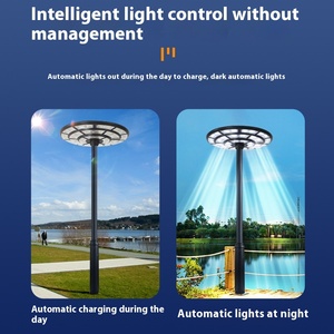Lampe de cour solaire particulièrement lumineuse IP65 à chargement automatique intelligent pour éclairage de cour à domicile - Product Image 3