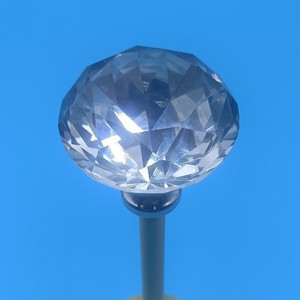 Crystal Spherical <b>Curtain</b> <b>Hook</b> Zinc Alloy Anti Rust Cabinet Door Decor Modern Design 088 - Product Image 1